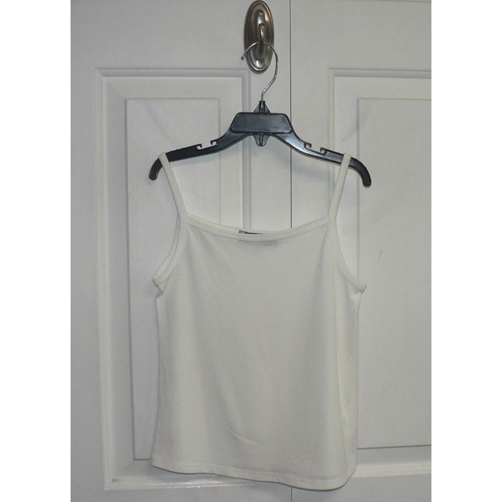 Truly Me Girls Square Neck Sleeveless Camisole Top in White‎ Size 10 $15